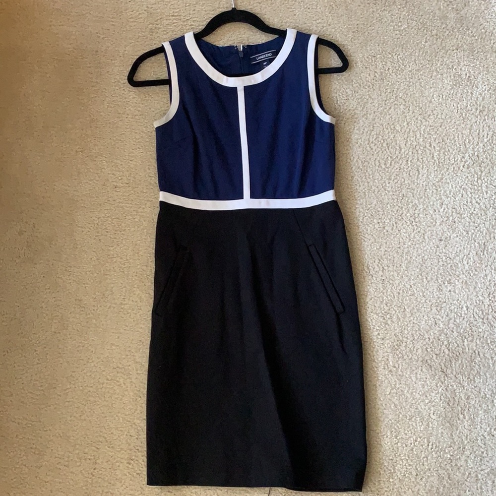 Lands End Ponte Sheath Dress